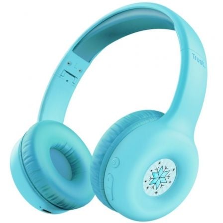 Auriculares Infantiles Inalámbricos Trust Nouna Kids/ con Micrófono/ Azules - Tiensol