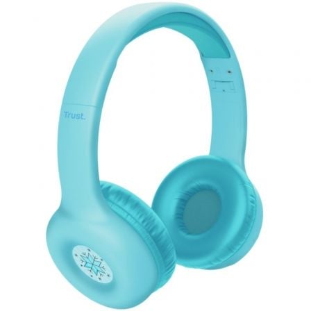 Auriculares Infantiles Inalámbricos Trust Nouna Kids/ con Micrófono/ Azules - Tiensol