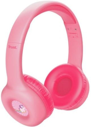 Auriculares Infantiles Inalámbricos Trust Nouna Kids/ con Micrófono/ Rosas - Tiensol