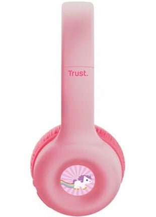 Auriculares Infantiles Inalámbricos Trust Nouna Kids/ con Micrófono/ Rosas - Tiensol