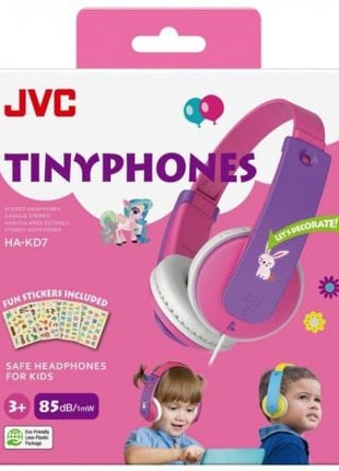 Auriculares Infantiles JVC HA - KD7/ Jack 3.5/ Rosas - Tiensol