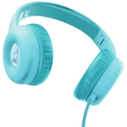 Auriculares Infantiles Trust Nouna Kids/ con Micrófono/ Azules - Tiensol