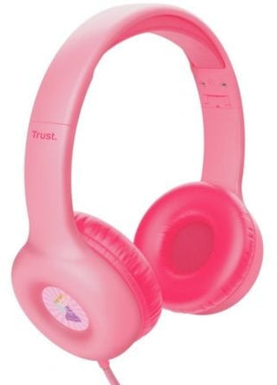 Auriculares Infantiles Trust Nouna Kids/ con Micrófono/ Rosas - Tiensol