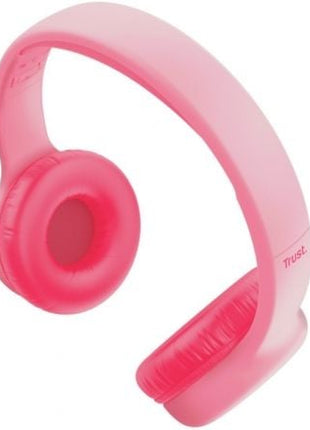 Auriculares Infantiles Trust Nouna Kids/ con Micrófono/ Rosas - Tiensol