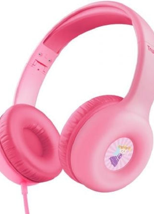 Auriculares Infantiles Trust Nouna Kids/ con Micrófono/ Rosas - Tiensol