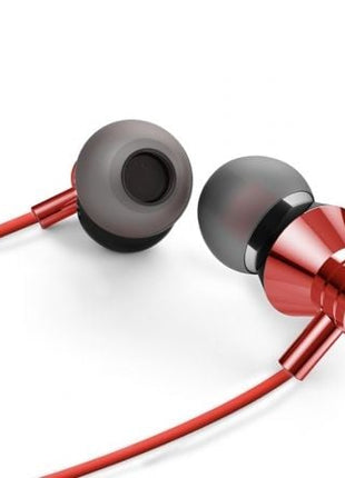 Auriculares Intrauditivos Aiwa ESTM - 50RD/ con Micrófono/ Jack 3.5/ Rojos - Tiensol