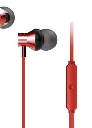 Auriculares Intrauditivos Aiwa ESTM - 50RD/ con Micrófono/ Jack 3.5/ Rojos - Tiensol