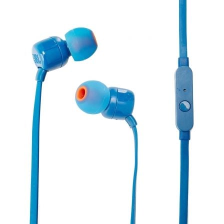 Auriculares Intrauditivos JBL Tune 110/ con Micrófono/ Jack 3.5/ Azules - Tiensol