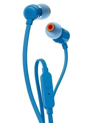 Auriculares Intrauditivos JBL Tune 110/ con Micrófono/ Jack 3.5/ Azules - Tiensol