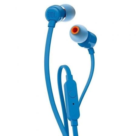 Auriculares Intrauditivos JBL Tune 110/ con Micrófono/ Jack 3.5/ Azules - Tiensol