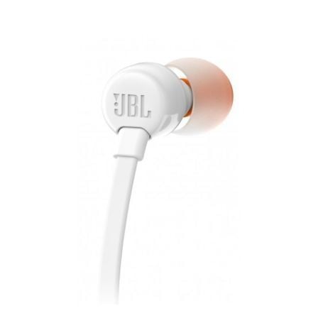 Auriculares Intrauditivos JBL Tune 110/ con Micrófono/ Jack 3.5/ Blancos - Tiensol