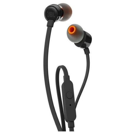 Auriculares Intrauditivos JBL Tune 110/ con Micrófono/ Jack 3.5/ Negros - Tiensol