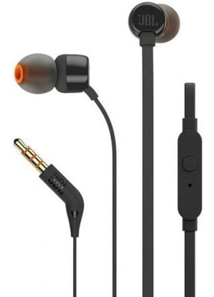 Auriculares Intrauditivos JBL Tune 160/ con Micrófono/ Jack 3.5/ Negros - Tiensol