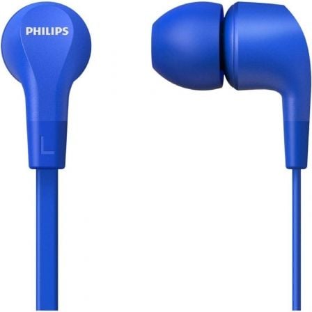 Auriculares Intrauditivos Philips TAE1105BL/ con Micrófono/ Jack 3.5/ Azules - Tiensol