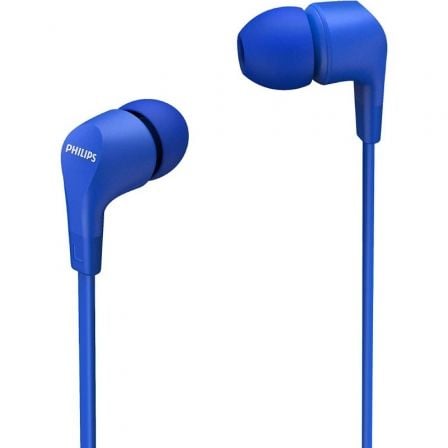 Auriculares Intrauditivos Philips TAE1105BL/ con Micrófono/ Jack 3.5/ Azules - Tiensol