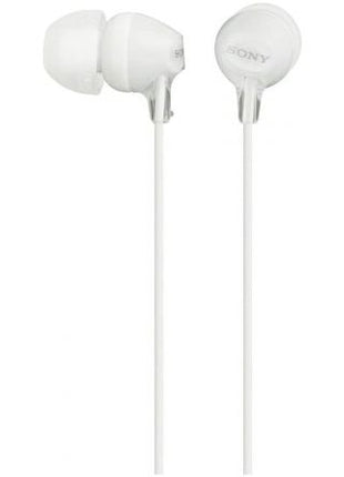 Auriculares Intrauditivos Sony MDR - EX15AP/ con Micrófono/ Jack 3.5/ Blancos - Tiensol