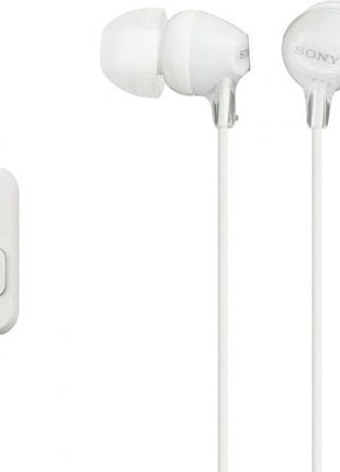 Auriculares Intrauditivos Sony MDR - EX15AP/ con Micrófono/ Jack 3.5/ Blancos - Tiensol