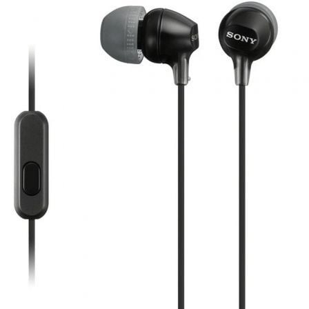 Auriculares Intrauditivos Sony MDR - EX15AP/ con Micrófono/ Jack 3.5/ Negros - Tiensol