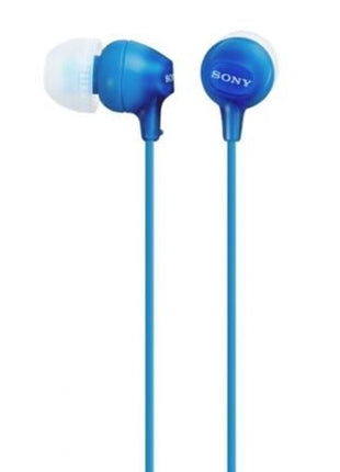 Auriculares Intrauditivos Sony MDR - EX15APLI/ con Micrófono/ Jack 3.5/ Azules - Tiensol