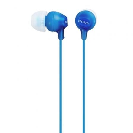 Auriculares Intrauditivos Sony MDR - EX15APLI/ con Micrófono/ Jack 3.5/ Azules - Tiensol