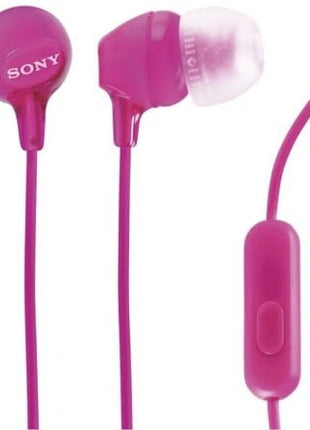 Auriculares Intrauditivos Sony MDR - EX15APPI/ con Micrófono/ Jack 3.5/ Rosas - Tiensol