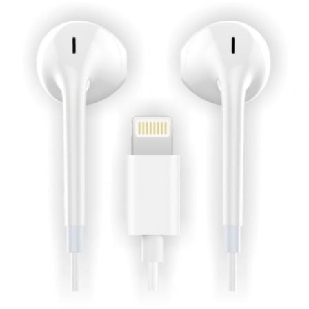 Auriculares Intrauditivos Tech One Tech earTECH HIP TEC1201/ con Micrófono/ Lightning/ Blancos - Tiensol