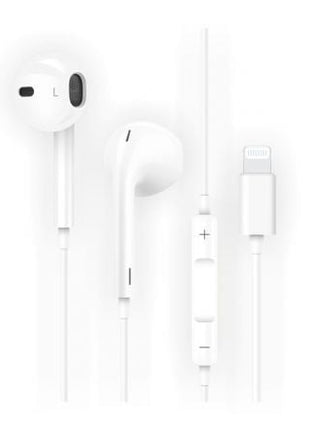 Auriculares Intrauditivos Tech One Tech earTECH HIP TEC1201/ con Micrófono/ Lightning/ Blancos - Tiensol