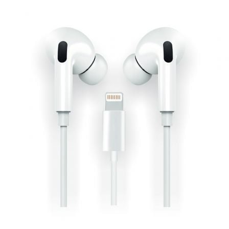 Auriculares Intrauditivos Tech One Tech earTECH HOP TEC1202/ con Micrófono/ Lightning/ Blancos - Tiensol