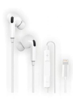 Auriculares Intrauditivos Tech One Tech earTECH HOP TEC1202/ con Micrófono/ Lightning/ Blancos - Tiensol