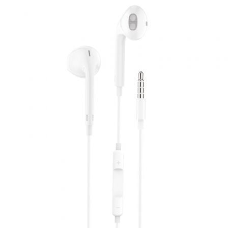 Auriculares Intrauditivos Tech One Tech earTECH TEC1001/ con Micrófono/ Jack 3.5/ Blancos - Tiensol