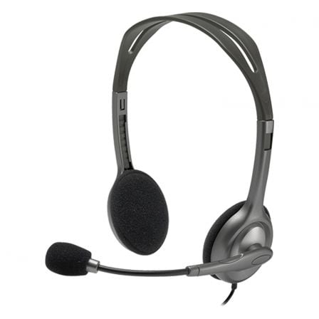 Auriculares Logitech H111/ con Micrófono/ Jack 3.5/ Negros - Tiensol