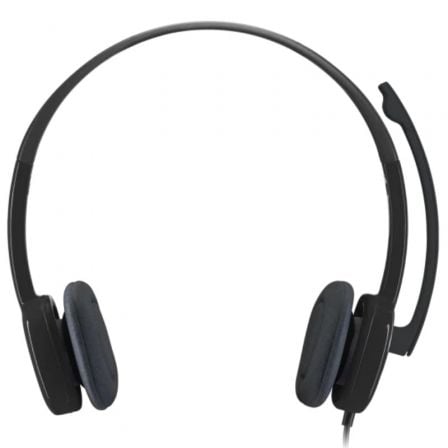 Auriculares Logitech H151/ con Micrófono/ Jack 3.5/ Negros - Tiensol