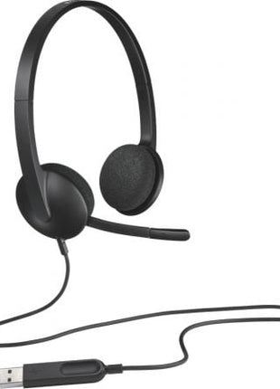 Auriculares Logitech H340/ con Micrófono/ USB/ Negros - Tiensol