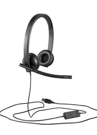 Auriculares Logitech H570E/ con Micrófono/ USB/ Negros - Tiensol