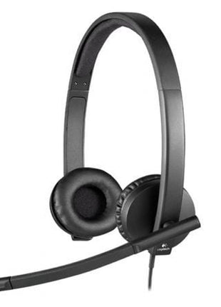 Auriculares Logitech H570E/ con Micrófono/ USB/ Negros - Tiensol