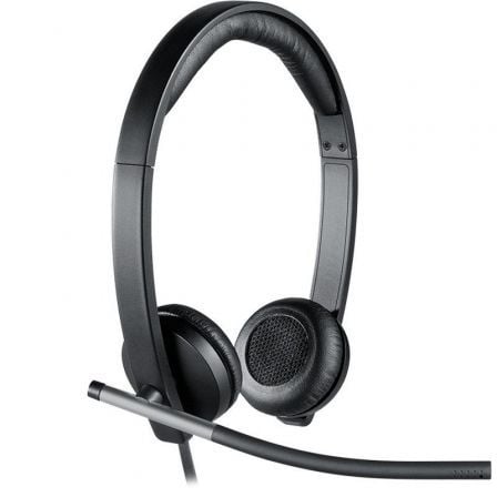 Auriculares Logitech H650e/ con Micrófono/ USB/ Negros - Tiensol