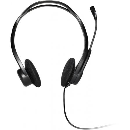 Auriculares Logitech Headset PC 960/ con Micrófono/ USB/ Negros - Tiensol