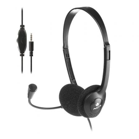 Auriculares NGS MS103 MAX/ con Micrófono/ Jack 3.5/ Negros - Tiensol