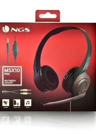 Auriculares NGS MSX 10 Pro/ con Micrófono/ Jack 3.5/ Negros - Tiensol