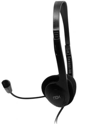 Auriculares Nox Voice One/ con Micrófono/ Jack 3.5/ Negros - Tiensol