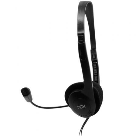 Auriculares Nox Voice One/ con Micrófono/ Jack 3.5/ Negros - Tiensol