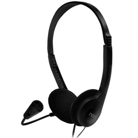 Auriculares Nox Voice One/ con Micrófono/ Jack 3.5/ Negros - Tiensol