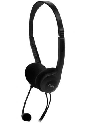 Auriculares Nox Voice One/ con Micrófono/ Jack 3.5/ Negros - Tiensol