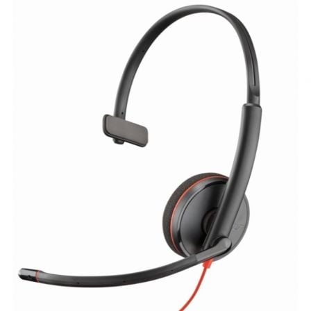 Auriculares Plantronics Blackwire C3210/ con Micrófono/ USB/ Negros - Tiensol