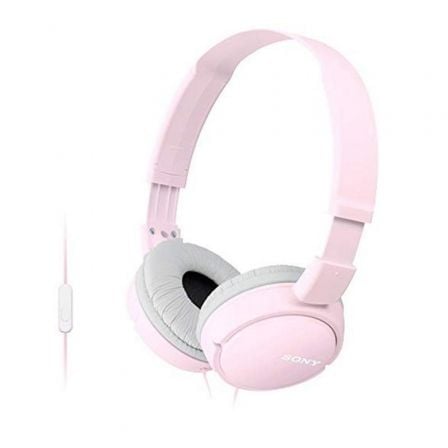 Auriculares Sony MDR - ZX110AP/ con Micrófono/ Jack 3.5/ Rosas - Tiensol