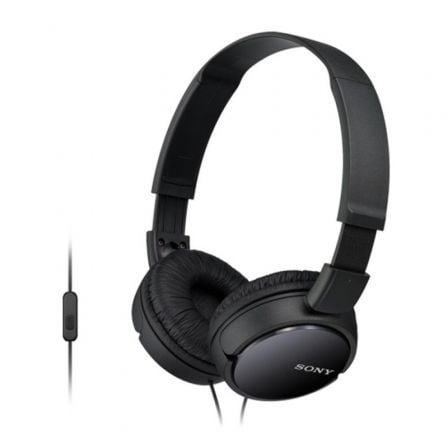 Auriculares Sony MDRZX110APB/ con Micrófono/ Jack 3.5/ Negros - Tiensol