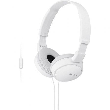 Auriculares Sony MDRZX110APW/ con Micrófono/ Jack 3.5/ Blancos - Tiensol