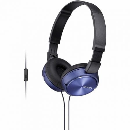 Auriculares Sony MDRZX310APL/ con Micrófono/ Jack 3.5/ Azules - Tiensol