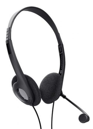 Auriculares Trust Chat Headset 24659/ con Micrófono/ Jack 3.5/ Negros - Tiensol