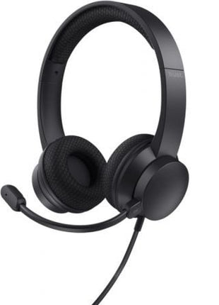 Auriculares Trust HS - 260/ con Micrófono/ USB/ Negros - Tiensol